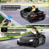imageLicensed Lamborghini Huracan Ride on Car by INFANS 12V Kids Electric Vehicle Battery Powered Toy with Remote Control LED Lights Spring Suspension Bluetooth MP3 Aged 38 Years YellowBlack