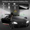 imageLicensed Lamborghini Huracan Ride on Car by INFANS 12V Kids Electric Vehicle Battery Powered Toy with Remote Control LED Lights Spring Suspension Bluetooth MP3 Aged 38 Years YellowBlack