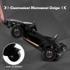 imageLicensed Lamborghini Huracan Ride on Car by INFANS 12V Kids Electric Vehicle Battery Powered Toy with Remote Control LED Lights Spring Suspension Bluetooth MP3 Aged 38 Years YellowBlack