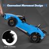 imageLicensed Lamborghini Huracan Ride on Car by INFANS 12V Kids Electric Vehicle Battery Powered Toy with Remote Control LED Lights Spring Suspension Bluetooth MP3 Aged 38 Years YellowBlue