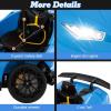 imageLicensed Lamborghini Huracan Ride on Car by INFANS 12V Kids Electric Vehicle Battery Powered Toy with Remote Control LED Lights Spring Suspension Bluetooth MP3 Aged 38 Years YellowBlue