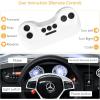 imageINFANS 12V Electric Kids Ride On Car Licensed Mercedes Benz GLA45 Toy Car with Remote Control MP3 Plug USB 2 Speeds LED Lights Battery Powered Toy Vehicle for Toddler Children WhiteBlack
