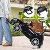 imageINFANS 12V Electric Kids Ride On Car Licensed Mercedes Benz GLA45 Toy Car with Remote Control MP3 Plug USB 2 Speeds LED Lights Battery Powered Toy Vehicle for Toddler Children WhiteBlack