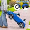 imageINFANS 12V Electric Kids Ride On Car Licensed Mercedes Benz GLA45 Toy Car with Remote Control MP3 Plug USB 2 Speeds LED Lights Battery Powered Toy Vehicle for Toddler Children WhiteBlue