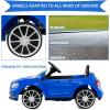 imageINFANS 12V Electric Kids Ride On Car Licensed Mercedes Benz GLA45 Toy Car with Remote Control MP3 Plug USB 2 Speeds LED Lights Battery Powered Toy Vehicle for Toddler Children WhiteBlue