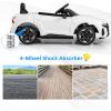 imageINFANS 12V Kids Ride On Car Licensed Audi RS etron GT Electric Vehicle with Remote Control Toddlers Battery Powered Toy with 4 Wheels Suspension LED Headlight Music MP3 USB TF Port WhiteWhite