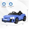 imageINFANS 12V Kids Ride On Car Licensed Audi RS etron GT Electric Vehicle with Remote Control Toddlers Battery Powered Toy with 4 Wheels Suspension LED Headlight Music MP3 USB TF Port WhiteBlue