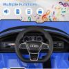 imageINFANS 12V Kids Ride On Car Licensed Audi RS etron GT Electric Vehicle with Remote Control Toddlers Battery Powered Toy with 4 Wheels Suspension LED Headlight Music MP3 USB TF Port WhiteBlue