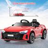 imageINFANS 12V Kids Ride On Car Licensed Audi RS etron GT Electric Vehicle with Remote Control Toddlers Battery Powered Toy with 4 Wheels Suspension LED Headlight Music MP3 USB TF Port WhiteRed