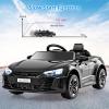 imageINFANS 12V Kids Ride On Car Licensed Audi RS etron GT Electric Vehicle with Remote Control Toddlers Battery Powered Toy with 4 Wheels Suspension LED Headlight Music MP3 USB TF Port WhiteBlack