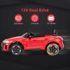 imageINFANS 12V Kids Ride On Car Licensed Audi RS etron GT Electric Vehicle with Remote Control Toddlers Battery Powered Toy with 4 Wheels Suspension LED Headlight Music MP3 USB TF Port WhiteRed
