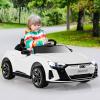 imageINFANS 12V Kids Ride On Car Licensed Audi RS etron GT Electric Vehicle with Remote Control Toddlers Battery Powered Toy with 4 Wheels Suspension LED Headlight Music MP3 USB TF Port WhiteWhite