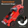 imageINFANS 2 Seater Kids Ride on Car 12V 4WD Licensed Lamborghini Veneno Powered Electric Vehicle with Hydraulic Doors Rocking Mode Adjustable Speeds Remote Control MP3 Headlight BlackRed