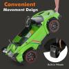 imageINFANS 2 Seater Kids Ride on Car 12V 4WD Licensed Lamborghini Veneno Powered Electric Vehicle with Hydraulic Doors Rocking Mode Adjustable Speeds Remote Control MP3 Headlight BlackGreen