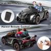imageINFANS 2 Seater Kids Ride on Car 12V 4WD Licensed Lamborghini Veneno Powered Electric Vehicle with Hydraulic Doors Rocking Mode Adjustable Speeds Remote Control MP3 Headlight BlackBlack