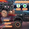 imageINFANS 24V 2 Seater Ride on Car for Kids 2WD4WD Battery Powered with Remote Control Music USB MP3 Spring Suspension 20quot Wide Seat Electric Jeep Toys for Boys Girls Aged 3 WhiteBlack