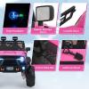imageINFANS 24V 2 Seater Ride on Car for Kids 2WD4WD Battery Powered with Remote Control Music USB MP3 Spring Suspension 20quot Wide Seat Electric Jeep Toys for Boys Girls Aged 3 WhitePink