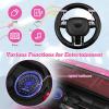 imageINFANS 24V 2 Seater Ride on Car for Kids 2WD4WD Battery Powered with Remote Control Music USB MP3 Spring Suspension 20quot Wide Seat Electric Jeep Toys for Boys Girls Aged 3 WhitePink