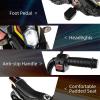 imageINFANS Kids Motorcycle 12V Licensed Aprilia RX125 Electric Ride on Motorbike for Toddlers with Training Wheels Spring Suspension Headlight Music Children Ages 38 RedYellow