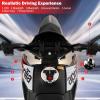 imageINFANS Kids Motorcycle 12V Licensed Aprilia RX125 Electric Ride on Motorbike for Toddlers with Training Wheels Spring Suspension Headlight Music Children Ages 38 RedRed