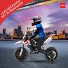 imageINFANS Kids Motorcycle 12V Licensed Aprilia RX125 Electric Ride on Motorbike for Toddlers with Training Wheels Spring Suspension Headlight Music Children Ages 38 RedIvory