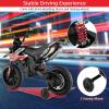 imageINFANS Kids Motorcycle 12V Licensed Aprilia RX125 Electric Ride on Motorbike for Toddlers with Training Wheels Spring Suspension Headlight Music Children Ages 38 RedRed