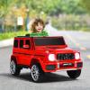 imageINFANS Licensed Mercedes Benz G63 Kids Ride On Car 12V Electric Vehicle with Remote Control Double Open Doors Music Bluetooth Wheels Suspension Battery Powered for Children Boy Girl BlackRed
