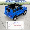 imageINFANS Licensed Mercedes Benz G63 Kids Ride On Car 12V Electric Vehicle with Remote Control Double Open Doors Music Bluetooth Wheels Suspension Battery Powered for Children Boy Girl BlackBlue