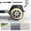 imageINFANS Licensed Mercedes Benz G63 Kids Ride On Car 12V Electric Vehicle with Remote Control Double Open Doors Music Bluetooth Wheels Suspension Battery Powered for Children Boy Girl BlackWhite