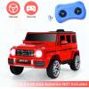 imageINFANS Licensed Mercedes Benz G63 Kids Ride On Car 12V Electric Vehicle with Remote Control Double Open Doors Music Bluetooth Wheels Suspension Battery Powered for Children Boy Girl BlackRed
