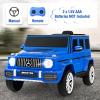 imageINFANS Licensed Mercedes Benz G63 Kids Ride On Car 12V Electric Vehicle with Remote Control Double Open Doors Music Bluetooth Wheels Suspension Battery Powered for Children Boy Girl BlackBlue