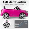 imageLicensed Audi SQ8 Ride on Car by INFANS Battery Powered Electric Vehicle for with Remote Control Adjustable Music LED Lights Suspension Driving Toy Gift for Kids Toddler Age 3 WhitePink