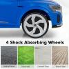 imageLicensed Audi SQ8 Ride on Car by INFANS Battery Powered Electric Vehicle for with Remote Control Adjustable Music LED Lights Suspension Driving Toy Gift for Kids Toddler Age 3 WhiteBlue