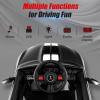 imageLicensed Ford Mustang GT500 Ride on Car for Kids by INFANS Battery Powered Electric Vehicle with Remote Control Headlight Power Display USB Music Electric Car for Kids to Drive Age 3 PinkBlack