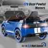 imageLicensed Ford Mustang GT500 Ride on Car for Kids by INFANS Battery Powered Electric Vehicle with Remote Control Headlight Power Display USB Music Electric Car for Kids to Drive Age 3 PinkBlue