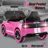 imageLicensed Ford Mustang GT500 Ride on Car for Kids by INFANS Battery Powered Electric Vehicle with Remote Control Headlight Power Display USB Music Electric Car for Kids to Drive Age 3 PinkPink