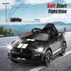 imageLicensed Ford Mustang GT500 Ride on Car for Kids by INFANS Battery Powered Electric Vehicle with Remote Control Headlight Power Display USB Music Electric Car for Kids to Drive Age 3 PinkBlack