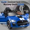 imageLicensed Ford Mustang GT500 Ride on Car for Kids by INFANS Battery Powered Electric Vehicle with Remote Control Headlight Power Display USB Music Electric Car for Kids to Drive Age 3 PinkBlue