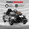 imageLicensed Ford Mustang GT500 Ride on Car for Kids by INFANS Battery Powered Electric Vehicle with Remote Control Headlight Power Display USB Music Electric Car for Kids to Drive Age 3 PinkBlack