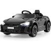 imageINFANS 12V Kids Ride On Car Licensed Audi RS etron GT Electric Vehicle with Remote Control Toddlers Battery Powered Toy with 4 Wheels Suspension LED Headlight Music MP3 USB TF Port WhiteBlack