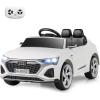 imageLicensed Audi SQ8 Ride on Car by INFANS Battery Powered Electric Vehicle for with Remote Control Adjustable Music LED Lights Suspension Driving Toy Gift for Kids Toddler Age 3 WhiteWhite