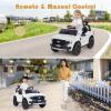 imageLicensed Ford Ranger Ride on Pickup Truck by INFANS 12V Battery Powered Electric Vehicle for Kids with Remote Control Headlight Power Display Bluetooth MP3 Music Aged 36 Years BlueWhite
