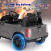 imageLicensed Ford Ranger Ride on Pickup Truck by INFANS 12V Battery Powered Electric Vehicle for Kids with Remote Control Headlight Power Display Bluetooth MP3 Music Aged 36 Years BlueGray