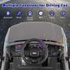 imageLicensed Ford Ranger Ride on Pickup Truck by INFANS 12V Battery Powered Electric Vehicle for Kids with Remote Control Headlight Power Display Bluetooth MP3 Music Aged 36 Years BlueGray