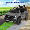 imageLicensed Ford Ranger Ride on Pickup Truck by INFANS 12V Battery Powered Electric Vehicle for Kids with Remote Control Headlight Power Display Bluetooth MP3 Music Aged 36 Years BlueGray