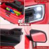 imageLicensed Ford Ranger Ride on Pickup Truck by INFANS 12V Battery Powered Electric Vehicle for Kids with Remote Control Headlight Power Display Bluetooth MP3 Music Aged 36 Years BlueRed