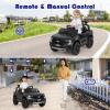 imageLicensed Ford Ranger Ride on Pickup Truck by INFANS 12V Battery Powered Electric Vehicle for Kids with Remote Control Headlight Power Display Bluetooth MP3 Music Aged 36 Years BlueBlack