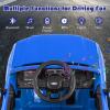 imageLicensed Ford Ranger Ride on Pickup Truck by INFANS 12V Battery Powered Electric Vehicle for Kids with Remote Control Headlight Power Display Bluetooth MP3 Music Aged 36 Years BlueBlue