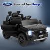 imageLicensed Ford Ranger Ride on Pickup Truck by INFANS 12V Battery Powered Electric Vehicle for Kids with Remote Control Headlight Power Display Bluetooth MP3 Music Aged 36 Years BlueBlack