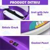 imageINFANS Kids Ride On Car 6V Bumper Car Electric Vehicles with 2 Driving Modes360 Degree Spin Remote Control LED Lights Music Bluetooth Rechargeable Battery Powered Toys PurplePurple